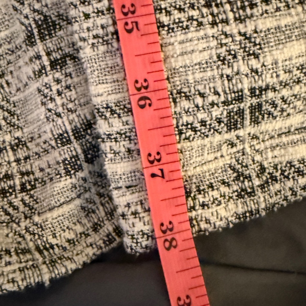 MELLODAY Black and White Plaid Blazer - Picture 2 of 3